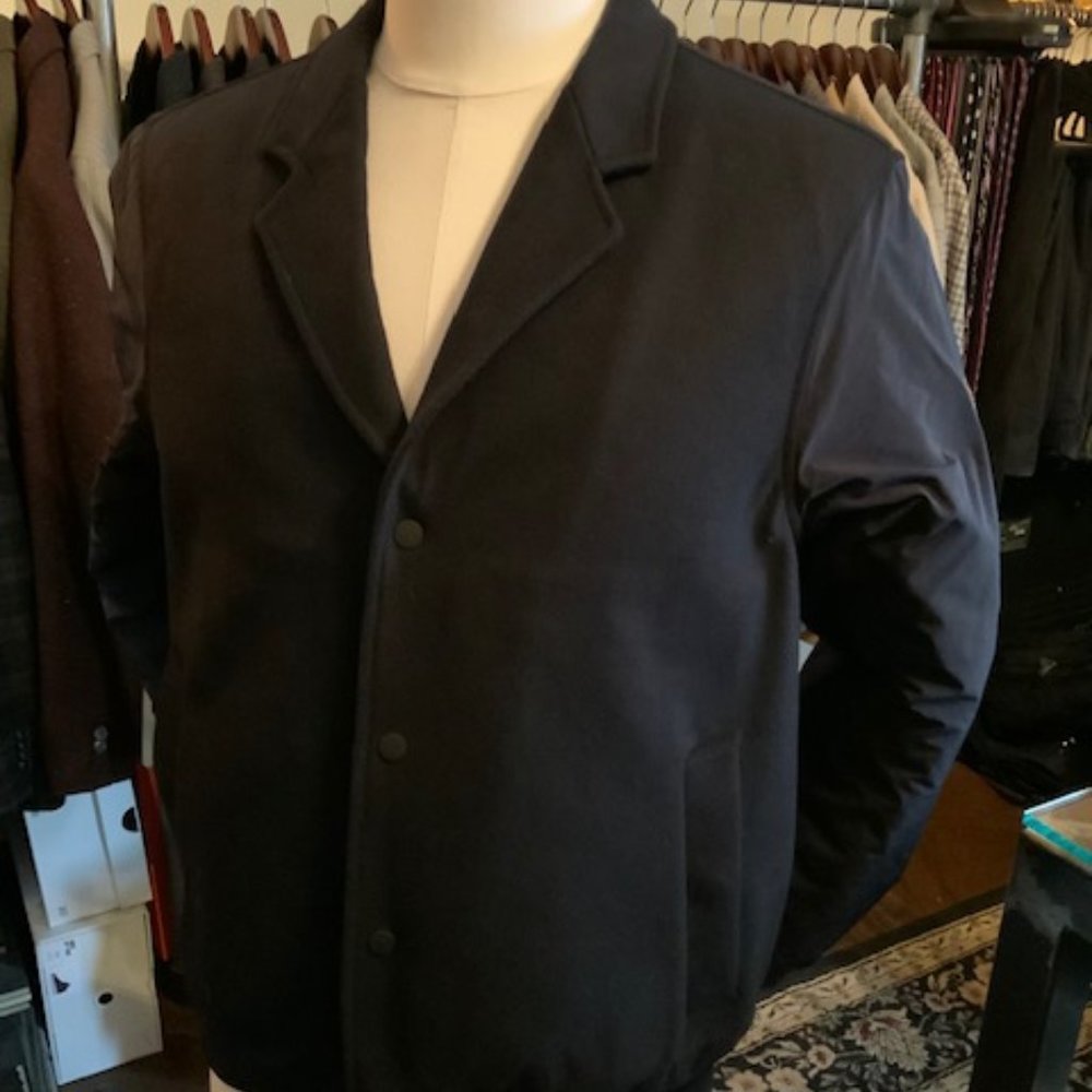 Scotch & Soda Blue Wool/Nylon Jacket Size XL